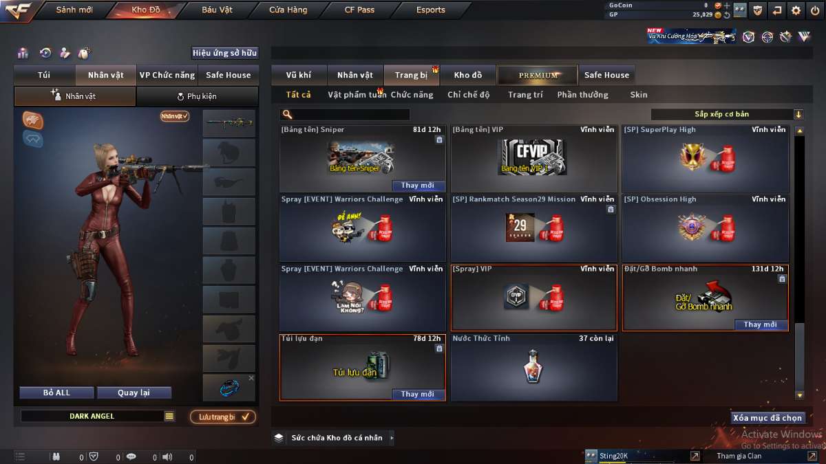 shop acc cf uy tin gia re